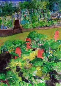 Rhubarb-Harlow-Carr-watercolour-Peter-Quinn-RWS-2014