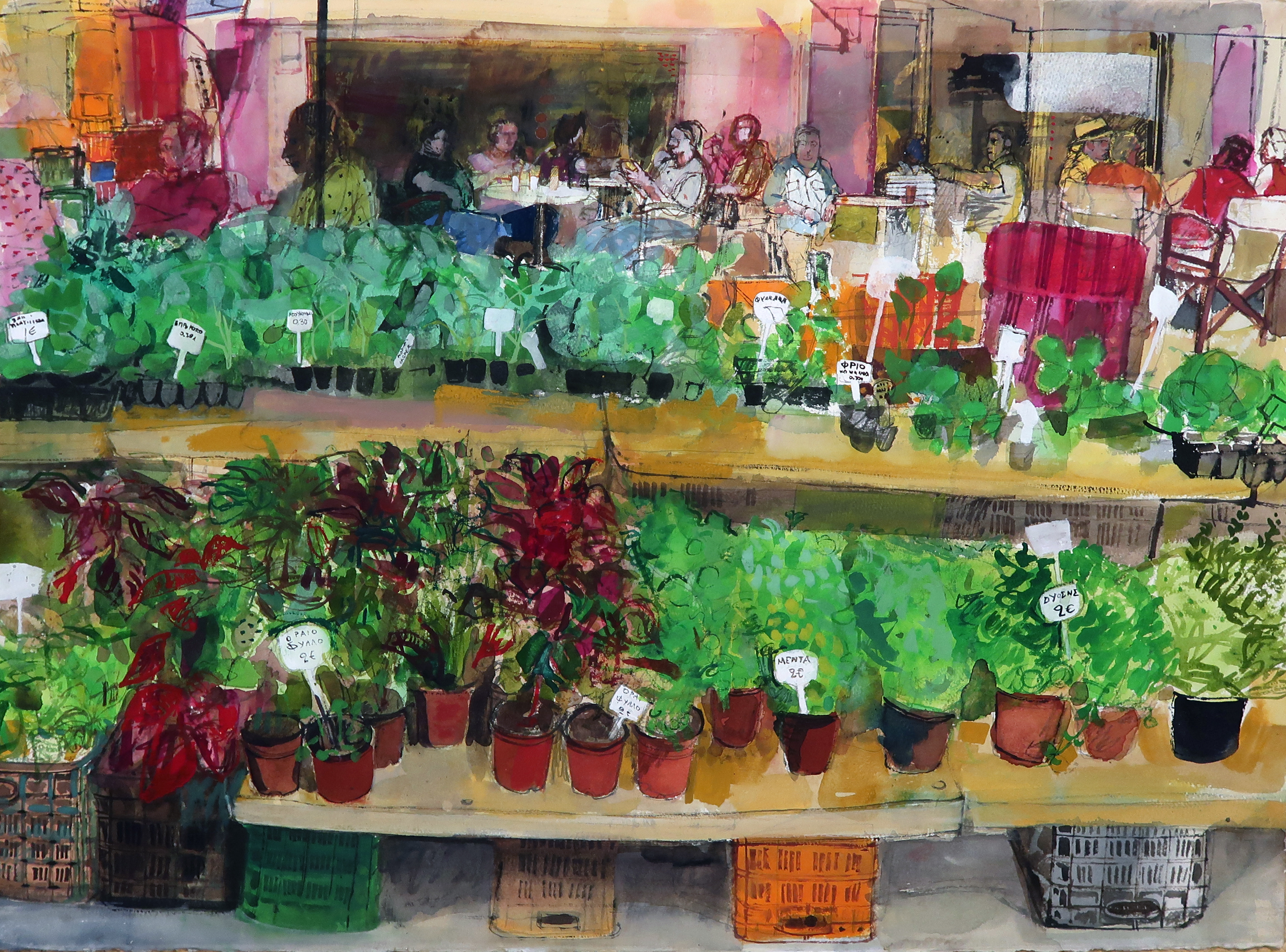 Crete, herb stall